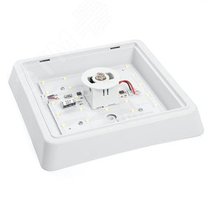 Светильник светодиодный ДБО-20w с датчиком 6500К 1600Лм квадратный белый - фото 2