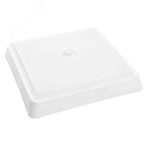 Изображение товара Светильник светодиодный ДБО-25w с датчиком 4000К 2000Лм квадратный белый (шт)