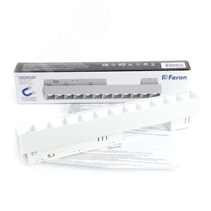 Светильник светодиодный трековый магнитный на шинопровод ДПО-12w 4000К 1080Лм 48v белый - фото 7