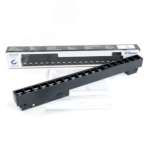 Светильник светодиодный трековый магнитный на шинопровод ДПО-18w 3000К 1620Лм 48v черный - фото 8