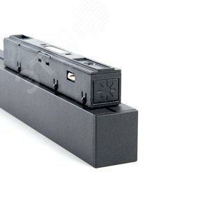 Светильник светодиодный трековый магнитный на шинопровод ДПО-24w 4000К 1920Лм 48v черный - фото 4