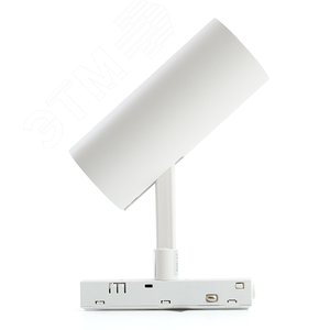 Светильник светодиодный трековый магнитный на шинопровод ДПО-10w 4000К 900Лм 48v белый - фото 2