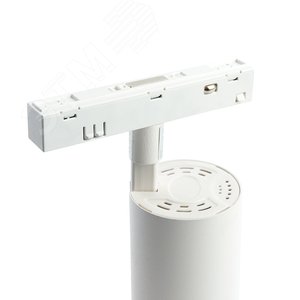 Светильник светодиодный трековый магнитный на шинопровод ДПО-10w 4000К 900Лм 48v белый - фото 3