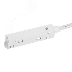 Соединитель-коннектор белый для низковольтного шинопровода - фото 3