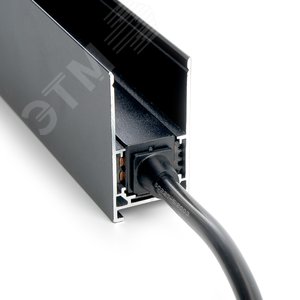 Соединитель-коннектор черный для низковольтного шинопровода - фото 5