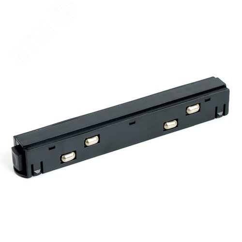 Изображение товара Соединитель-коннектор прямой черный для низковольтного шинопровода (шт)