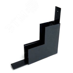 Соединитель угловой внутренний черный для низковольтного накладного шинопровода - фото 1