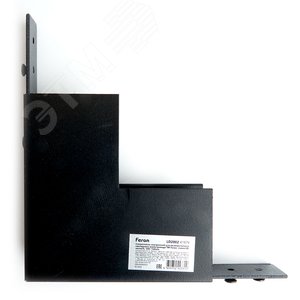 Соединитель угловой внутренний черный для низковольтного накладного шинопровода - фото 2