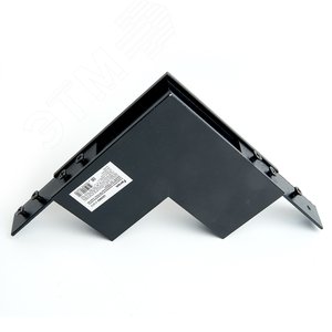 Соединитель угловой внутренний черный для низковольтного накладного шинопровода - фото 4