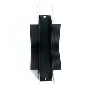 Соединитель угловой внутренний черный для низковольтного встраиваемого шинопровода - фото 4