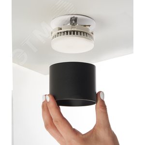 Светильник ДПО-12w GX53 без лампы черный - фото 3