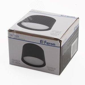 Светильник ДПО-12w GX53 без лампы черный - фото 4