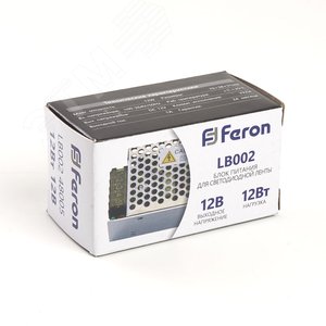 Драйвер светодиодный LED 12w 12v LB002 FERON - 6