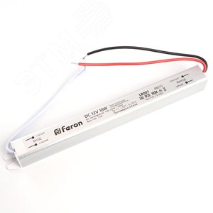 Драйвер светодиодный LED 18w 12v ультратонкий LB001 FERON