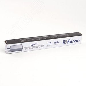 Драйвер светодиодный LED 18w 12v ультратонкий LB001 FERON - 3