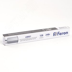 Драйвер светодиодный LED 24w 12v ультратонкий LB001 FERON - 3