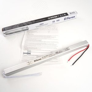 Драйвер светодиодный LED 72w 12v ультратонкий - фото 5