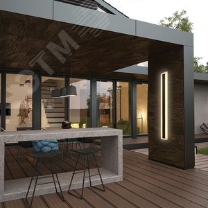 Светильник светодиодный уличный ДБУ-45w 3000К IP54 черный - фото 4