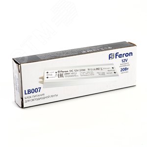 Драйвер светодиодный LED 20w 12v IP67 - фото 6