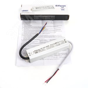 Драйвер светодиодный LED 30w 12v IP67 LB007 FERON - 5
