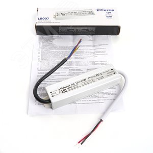 Драйвер светодиодный LED 40w 12v IP67 - фото 5