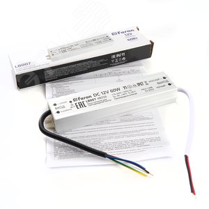 Драйвер светодиодный LED 60w 12v IP67 - фото 5