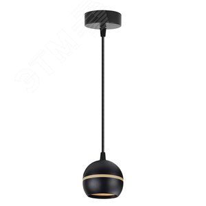 Светильник ДСО-15w GX53 без лампы на подвесе черный - фото 2