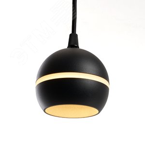 Светильник ДСО-15w GX53 без лампы на подвесе черный - фото 3