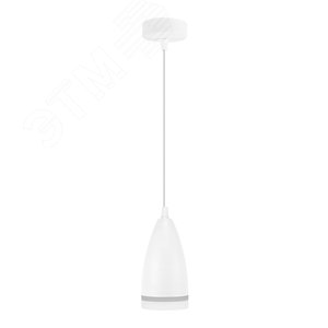 Изображение товара Светильник ДСО-15w GX53 без лампы на подвесе белый (шт)