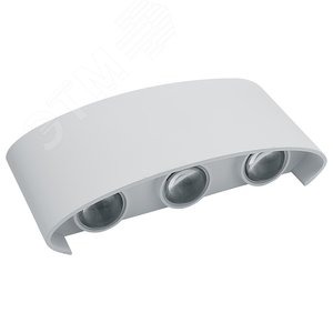 Изображение товара Светильник светодиодный уличный ДБУ-6х1w вверх/вниз 3000K IP54 белый (шт)