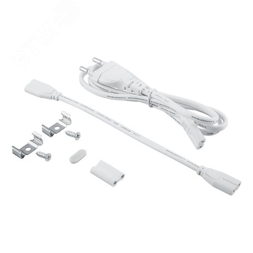 Светильник светодиодный ДПО-7w 6500К 600Лм пластик Т5 IP20 с выключателем и сетевым шнуром - фото 2