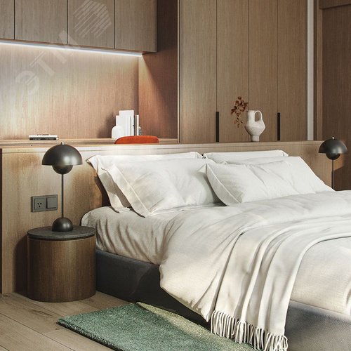 Светильник светодиодный ДПО-7w 6500К 600Лм пластик Т5 IP20 с выключателем и сетевым шнуром - фото 4