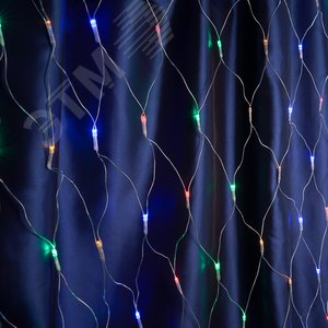 Гирлянда сеть LED мультиколор 3х2.7м - фото 1