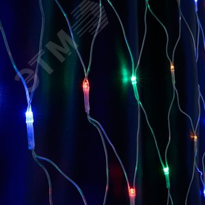 Гирлянда сеть LED мультиколор 3х2.7м - фото 2