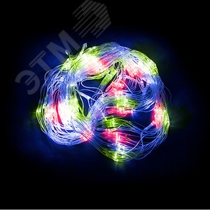Гирлянда сеть LED мультиколор 3х2.7м - фото 3