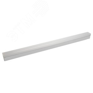 Светильник светодиодный ДПО-18вт 4000К 1800Лм линейный рассеиватель матовый в алюминиевом корпусе белый - фото 1