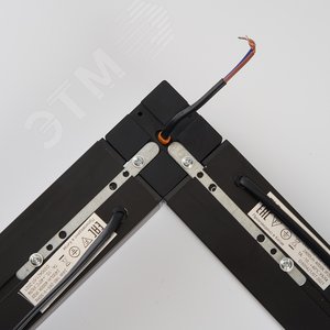 Светильник светодиодный ДПО-18вт 4000К 1800Лм линейный рассеиватель матовый в алюминиевом корпусе черный - фото 3