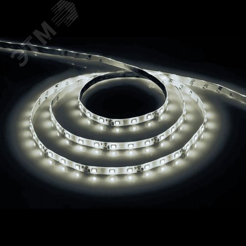 Лента светодиодная 4.8Вт/м 12В 4000К IP65 60LED/м LS604 - фото 2