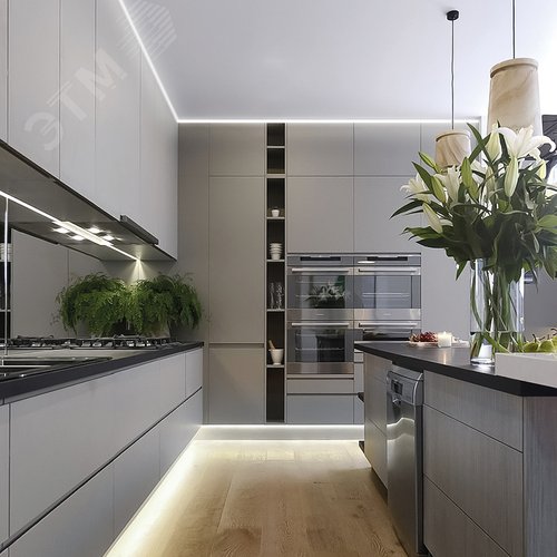 Лента светодиодная 4.8Вт/м 12В 4000К IP65 60LED/м LS604 - фото 5