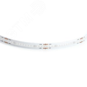 Лента светодиодная COB 8Вт/м 24В синий IP20 320LED/м LS530 - фото 4