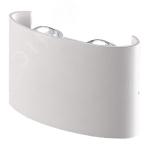 Светильник светодиодный уличный ДБУ-4х1w вверх/вниз 4000K IP54 белый - фото 1