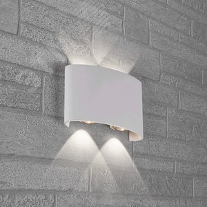 Светильник светодиодный уличный ДБУ-4х1w вверх/вниз 4000K IP54 белый - фото 2