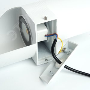 Светильник светодиодный уличный ДБУ-2х5w вверх/вниз 4000К IP54 белый - фото 4