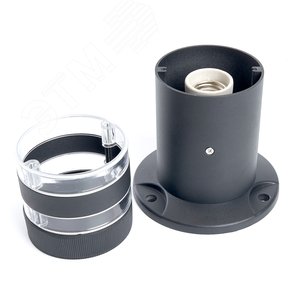 Светильник НТУ-60w столб Е27 IP54 черный - фото 4
