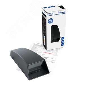 Светильник светодиодный уличный ДБУ-6w вверх/вниз 4000К IP54 черный - фото 8