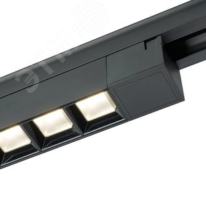 Светильник светодиодный трековый на шинопровод ДПО-20w 4000К черный - фото 4