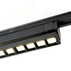 Светильник светодиодный трековый на шинопровод ДПО-20w 4000К черный - фото 5