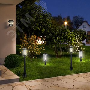 Светильник НПУ-60w Е27 IP44 черный - фото 2