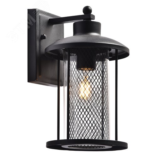 Светильник НБУ-60w вниз Е27 IP44 черный - фото 1