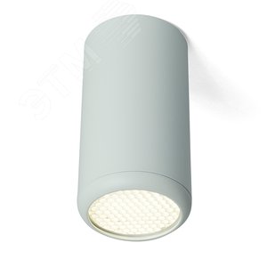 Светильник ДПО GU10 без лампы белый с антибликовой сеточкой - фото 2